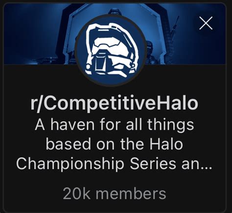 r/CompetitiveHalo (@rCompHalo) .